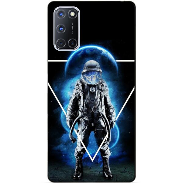 

Силиконовый бампер чехол Candy для Oppo A72 с рисунком Астронавт