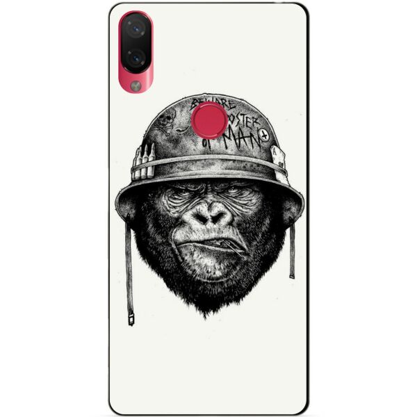

Силиконовый чехол Candy для Xiaomi Mi Play с рисунком Обезьяна в каске