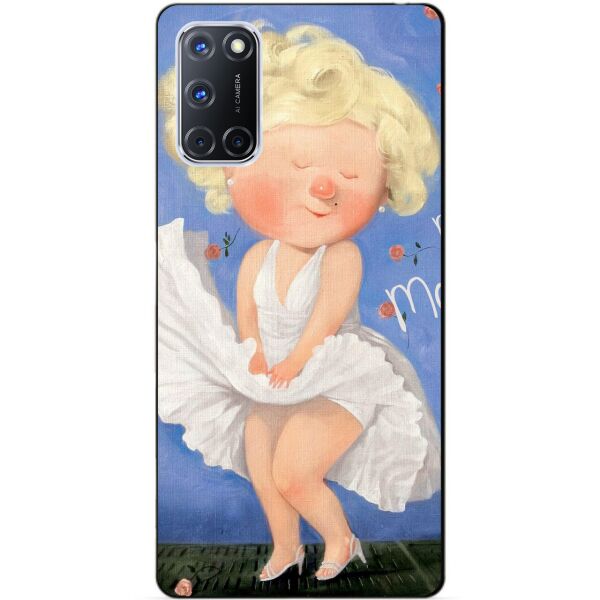 

Силиконовый бампер чехол Candy для Oppo A72 с рисунком Гапчинская Монро