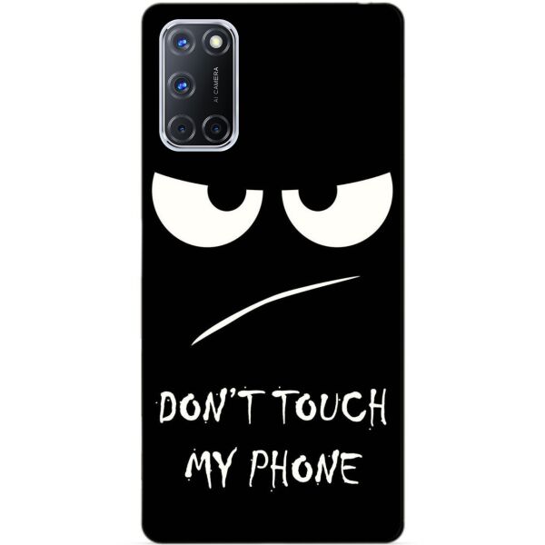 

Силиконовый бампер чехол Candy для Oppo A72 с рисунком Глаза