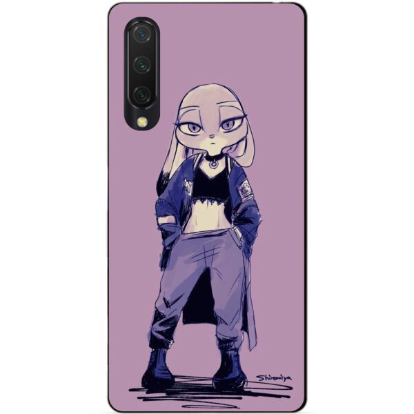 

Силиконовый бампер чехол Candy для Xiaomi Mi 9 Lite с рисунком Джуди