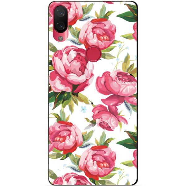 

Силиконовый чехол Candy для Xiaomi Mi Play с рисунком Пионы