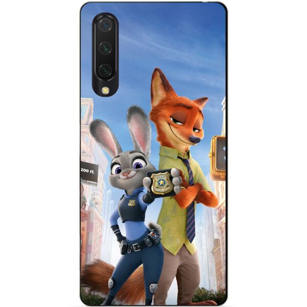 

Силиконовый бампер чехол Candy для Xiaomi Mi 9 Lite с рисунком Зверополис