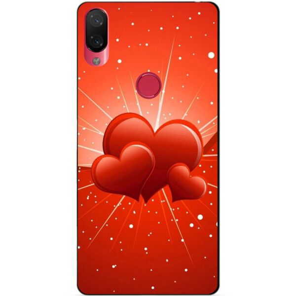 

Силиконовый чехол Candy для Xiaomi Mi Play с рисунком Сердечки