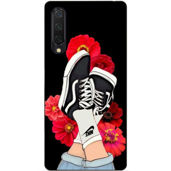 

Силиконовый бампер чехол Candy для Xiaomi Mi 9 Lite с рисунком Кеды