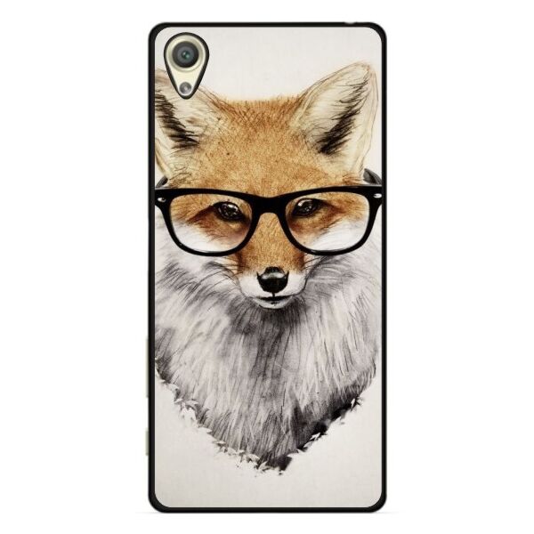 

Силиконовый бампер чехол Candy для Sony Z1 L39h C6902 с рисунком Кот в очках