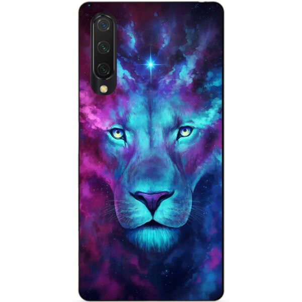 

Силиконовый бампер чехол Candy для Xiaomi Mi 9 Lite с рисунком Космический лев