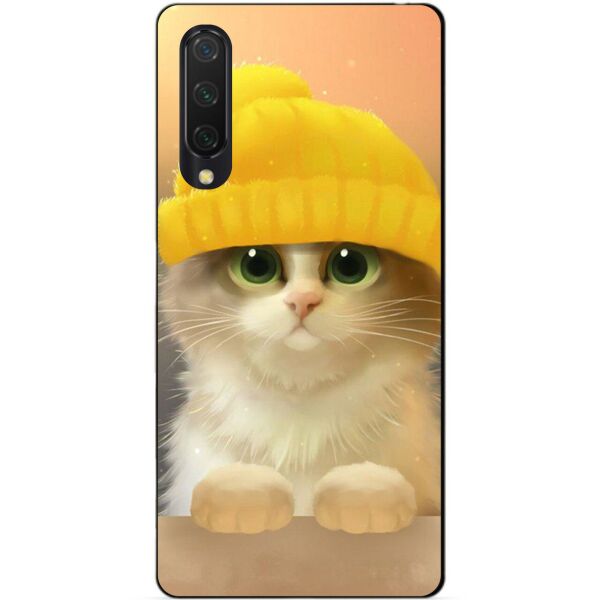 

Силиконовый бампер чехол Candy для Xiaomi Mi 9 Lite с рисунком Котик в шапочке