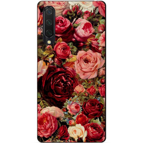 

Силиконовый бампер чехол Candy для Xiaomi Mi 9 Lite с рисунком Красные розы