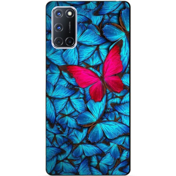 

Силиконовый бампер чехол Candy для Oppo A72 с рисунком Мотыльки