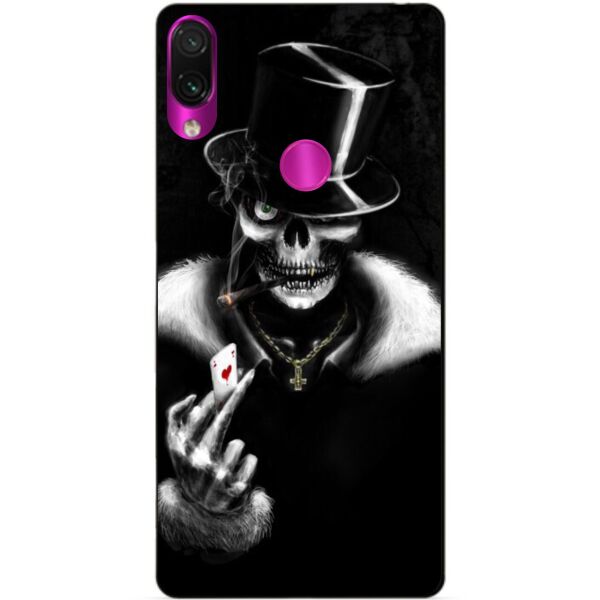 

Бампер силиконовый чехол Candy для Xiaomi Redmi Note 7 Карта Туз
