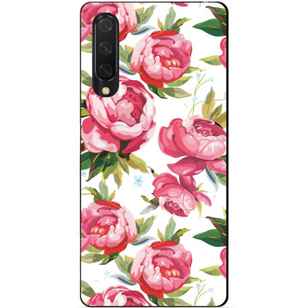 

Силиконовый бампер чехол Candy для Xiaomi Mi 9 Lite с рисунком Пионы