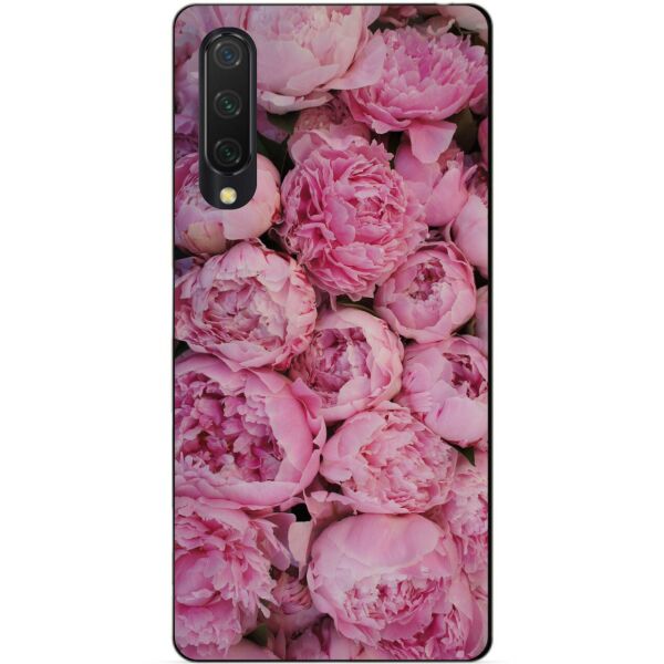 

Силиконовый бампер чехол Candy для Xiaomi Mi 9 Lite с рисунком розовые Пионы