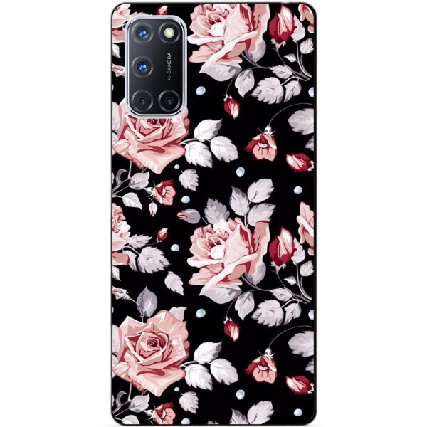 

Силиконовый бампер чехол Candy для Oppo A72 с рисунком Розы