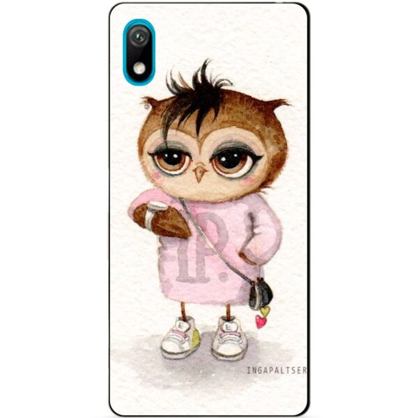 

Чехол силиконовый Candy для Huawei Y5 2019 с рисунком Сова с часами