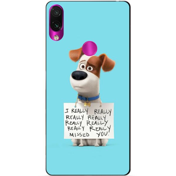 

Бампер силиконовый чехол Candy для Xiaomi Redmi Note 7 Песик Макс