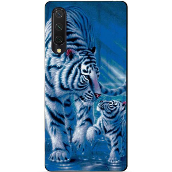 

Силиконовый бампер чехол Candy для Xiaomi Mi 9 Lite с рисунком Тигры