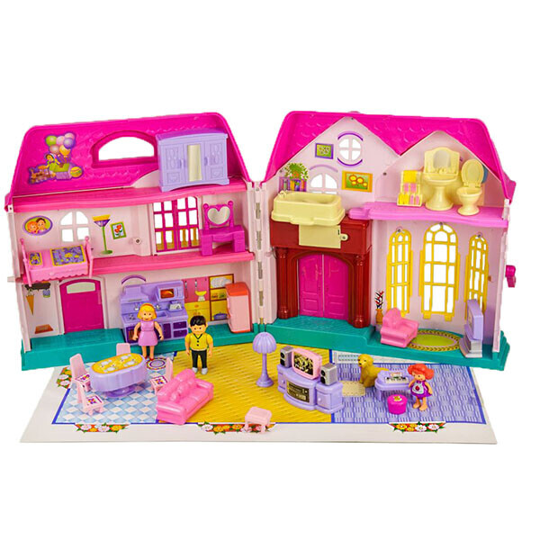 

Игровой набор ShunFengLong дом на батарейках, с куклами 16475 (2002005987254)