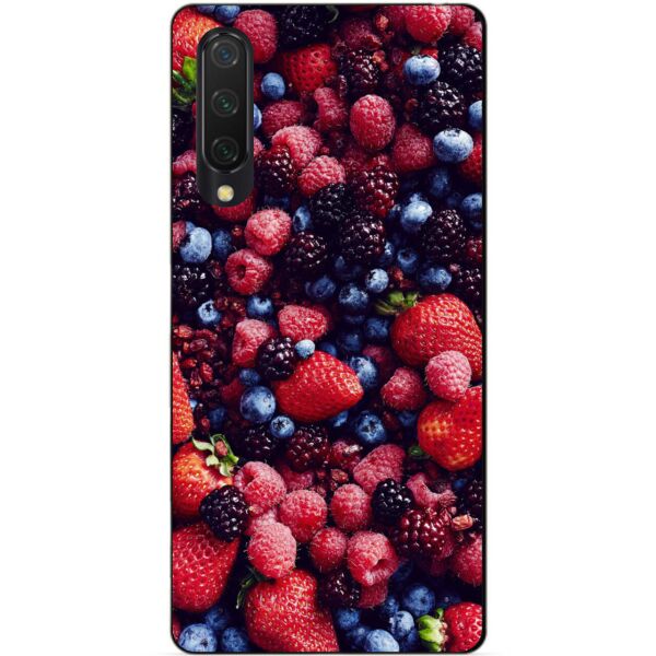 

Силиконовый бампер чехол Candy для Xiaomi Mi 9 Lite с рисунком Ягоды