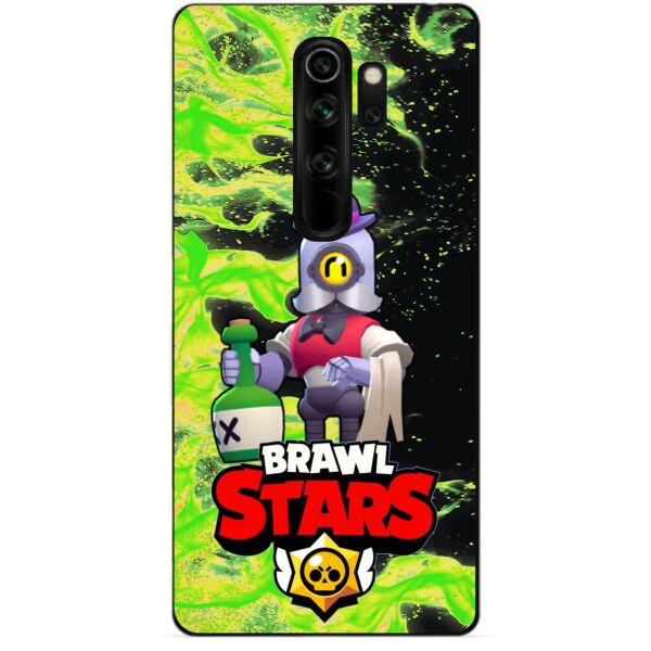 

Бампер силиконовый чехол Candy для Xiaomi Redmi Note 8 Pro с Героем Brawl Stars Барли
