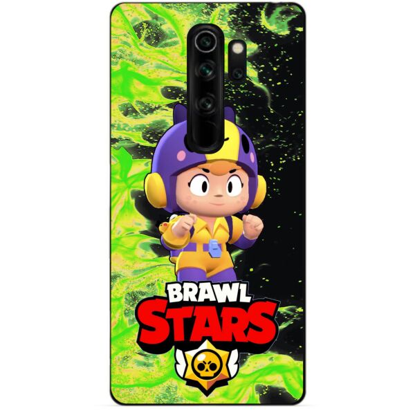 

Бампер силиконовый чехол Candy для Xiaomi Redmi Note 8 Pro с Героем Brawl Stars Беа