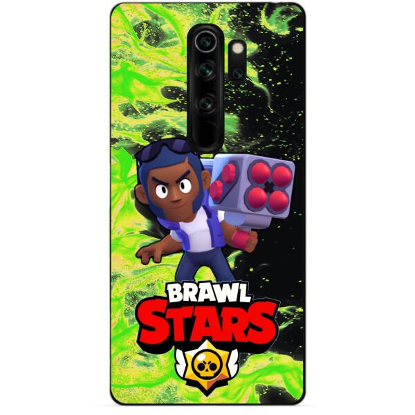 

Бампер силиконовый чехол Candy для Xiaomi Redmi Note 8 Pro с Героем Brawl Stars Брок