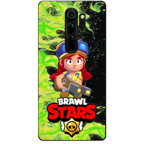 

Бампер силиконовый чехол Candy для Xiaomi Redmi Note 8 Pro с Героем Brawl Stars Джесси