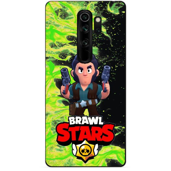 

Бампер силиконовый чехол Candy для Xiaomi Redmi Note 8 Pro с Героем Brawl Stars Кольт