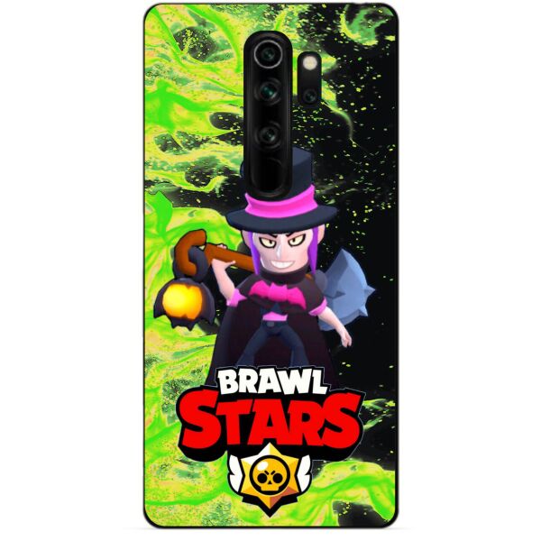 

Бампер силиконовый чехол Candy для Xiaomi Redmi Note 8 Pro с Героем Brawl Stars Мортис