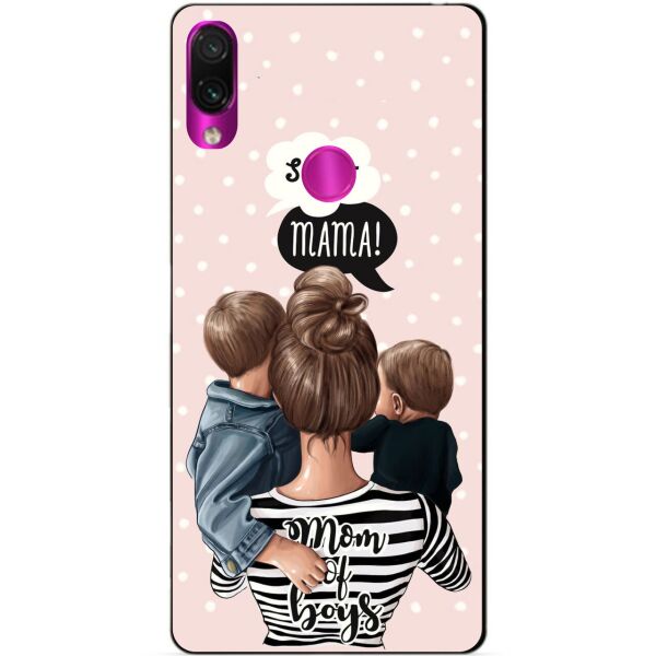

Силиконовый чехол Candy для Xiaomi Redmi 7 Mom of boys