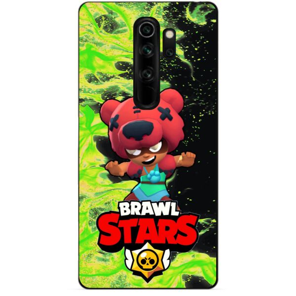

Бампер силиконовый чехол Candy для Xiaomi Redmi Note 8 Pro с Героем Brawl Stars Нита