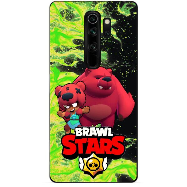 

Бампер силиконовый чехол Candy для Xiaomi Redmi Note 8 Pro с Героем Brawl Stars Нита Мишка