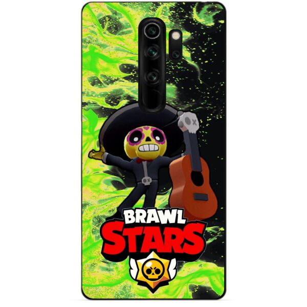 

Бампер силиконовый чехол Candy для Xiaomi Redmi Note 8 Pro с Героем Brawl Stars Поко