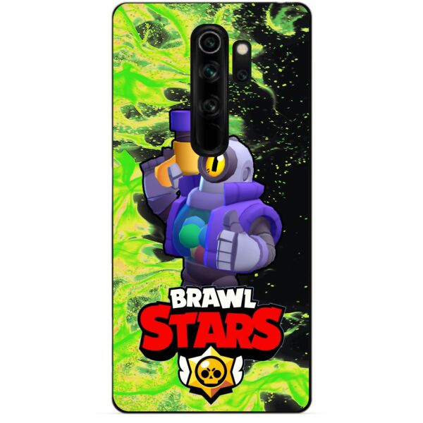 

Бампер силиконовый чехол Candy для Xiaomi Redmi Note 8 Pro с Героем Brawl Stars Рико