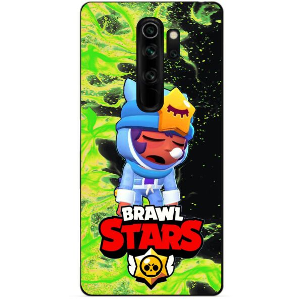 

Бампер силиконовый чехол Candy для Xiaomi Redmi Note 8 Pro с Героем Brawl Stars Сонный Сэнди