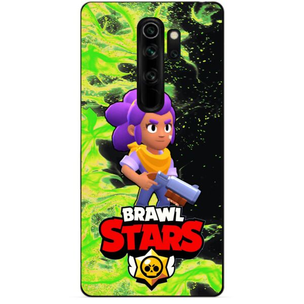 

Бампер силиконовый чехол Candy для Xiaomi Redmi Note 8 Pro с Героем Brawl Stars Шелли