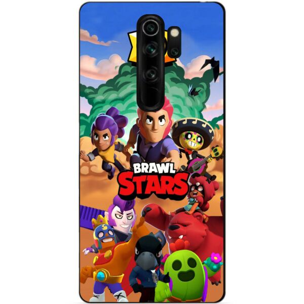 

Бампер силиконовый чехол Candy для Xiaomi Redmi Note 8 Pro с рисунком Brawl Stars