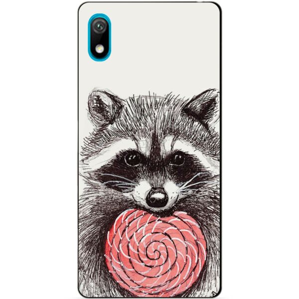 

Чехол силиконовый Candy для Huawei Y6 2019 с рисунком Енот
