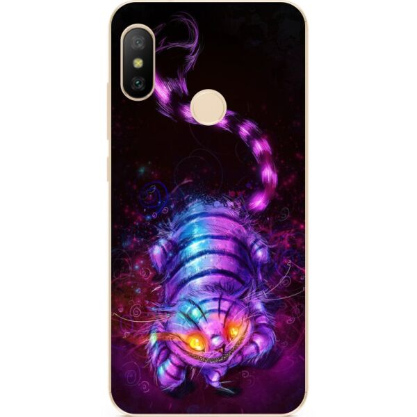 

Силиконовый бампер чехол Candy для Xiaomi Redmi Note 5 с рисунком Чеширский кот
