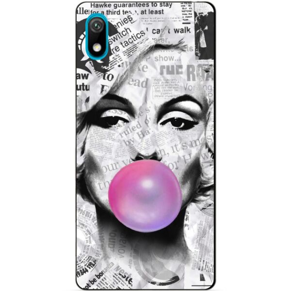 

Чехол силиконовый Candy для Huawei Y6 2019 с рисунком Монро с жвачкой