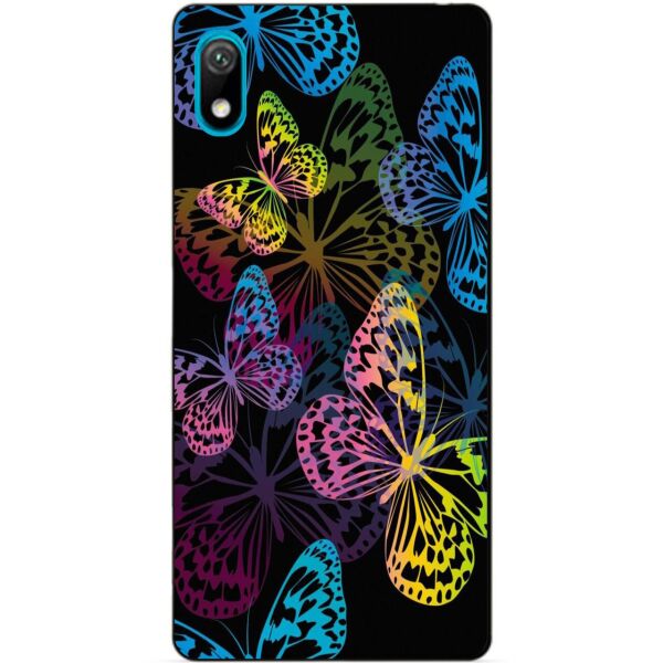 

Чехол силиконовый Candy для Huawei Y6 2019 с рисунком Неоновые бабочки