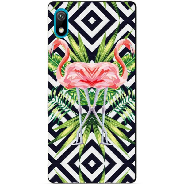 

Чехол силиконовый Candy для Huawei Y6 2019 с рисунком Пара фламинго
