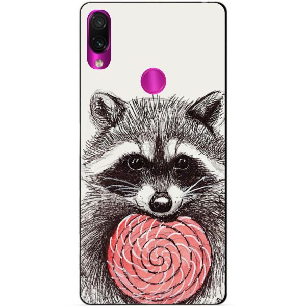 

Силиконовый чехол Candy для Xiaomi Redmi 7 с рисунком Енот