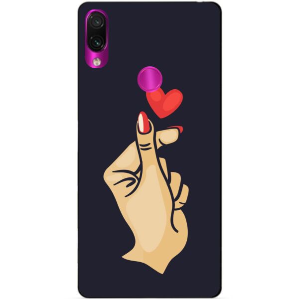 

Силиконовый чехол Candy для Xiaomi Redmi 7 с рисунком Знак Любви