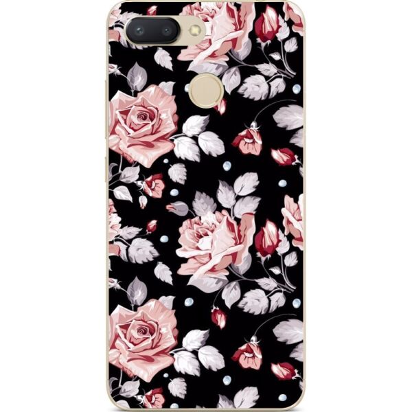 

Силиконовый чехол Candy для Huawei Nova Lite 2017 с рисунком Розы на черном фоне