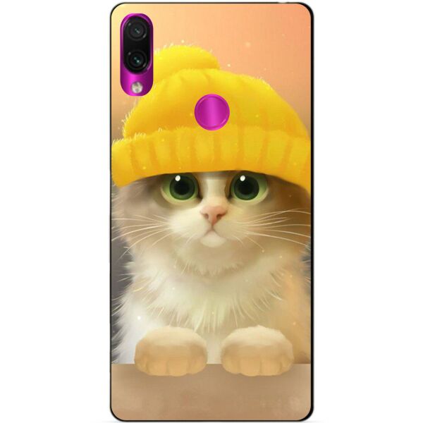 

Силиконовый чехол Candy для Xiaomi Redmi 7 с рисунком Котик в шапки