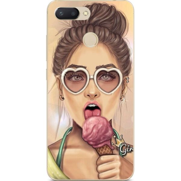 

Бампер силиконовый чехол Candy для ZTE Blade A6 с рисунком Мороженое