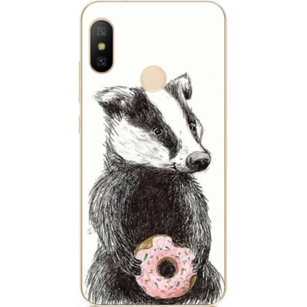 

Силиконовый чехол Candy для Huawei P Smart 2019 с рисунком Барсук