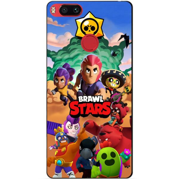 

Силиконовый бампер чехол Candy для Xiaomi Mi A1 с рисунком Brawl Stars