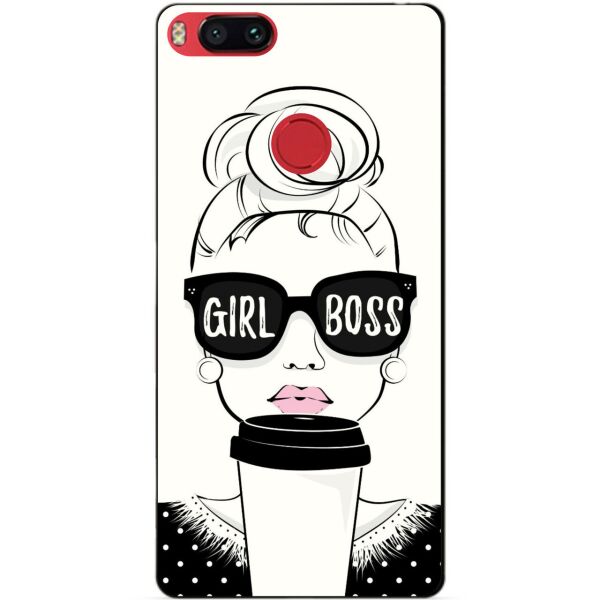 

Силиконовый бампер чехол Candy для Xiaomi Mi A1 с рисунком Girl Boss